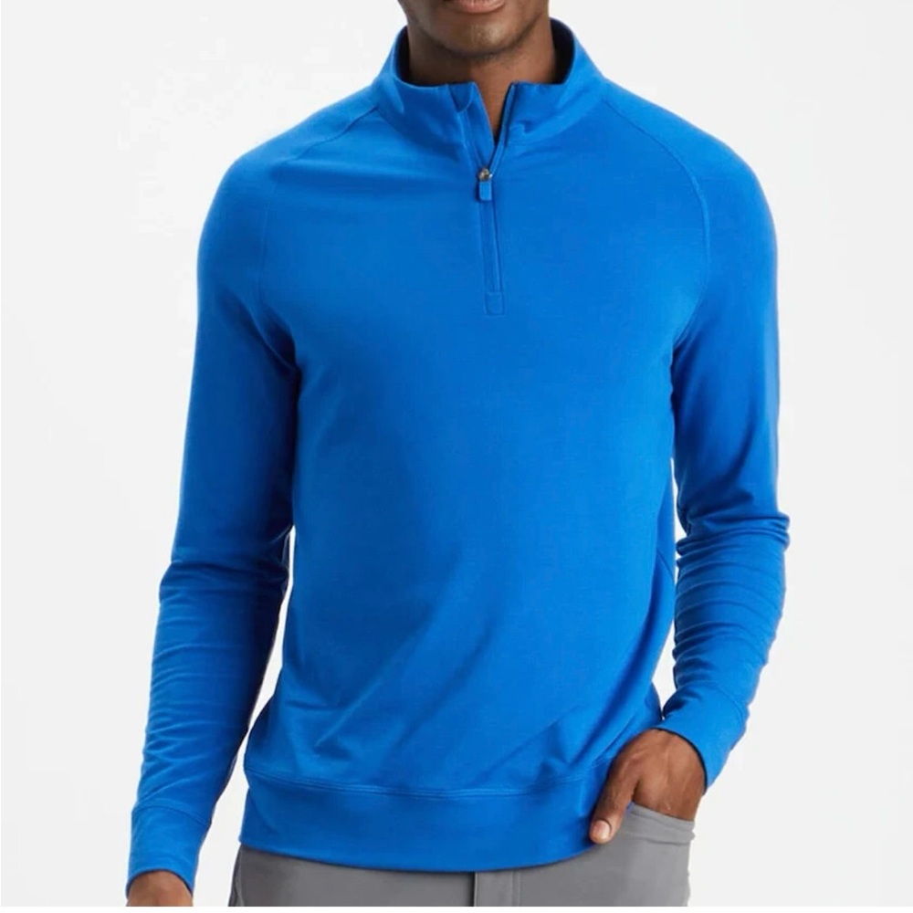 Adidas  Ultramarine Mens  1/4 Zip golf Pullover